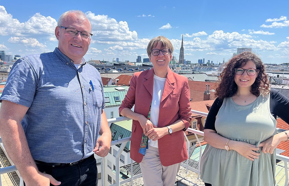 Prof. Johann Pock, Prof. Uta Heil, Dr. Ranja Ebrahim