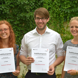 Verleihung des 'Publikumspreises' der Salzburger Hochschulwochen
