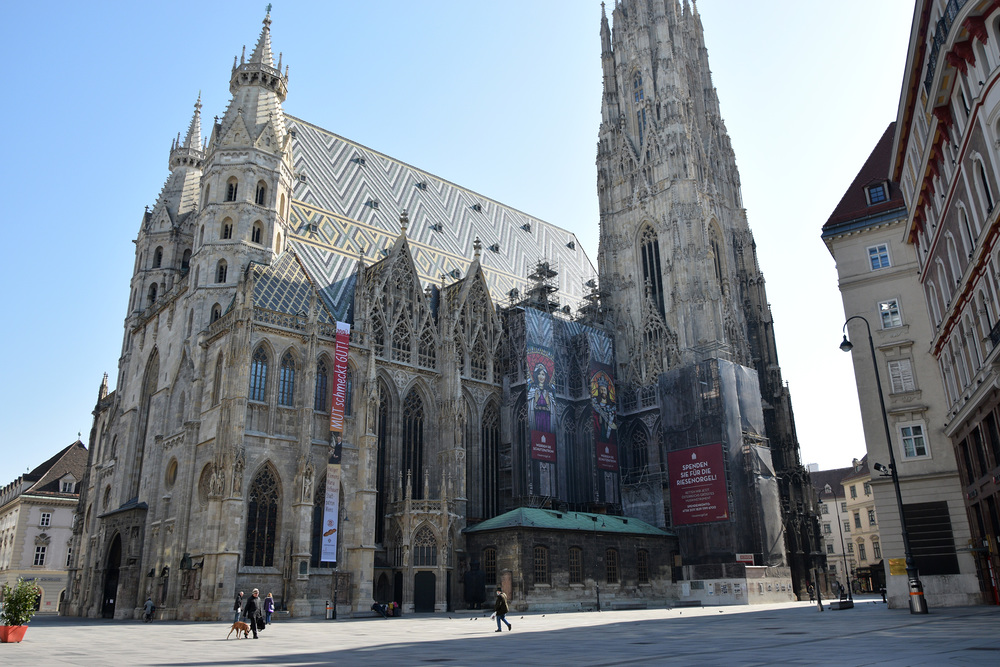 Wiener Stephansdom am 6. April 2020 / Kathpress / Andreas Gutenbrunner