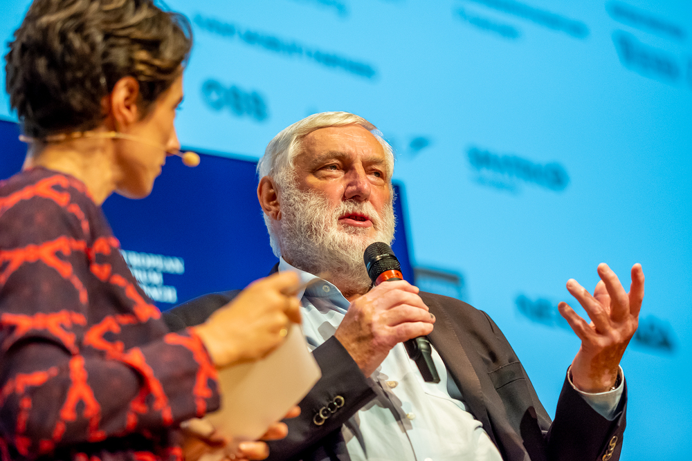 Franz Fischler beim Forum Alpbach 2018 / Andrei Pungovschi
