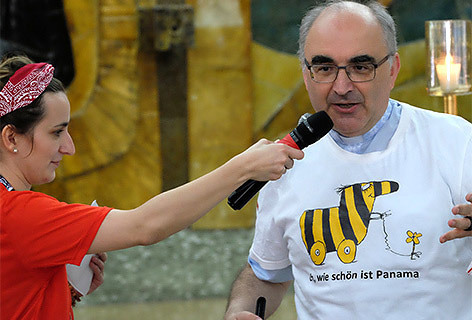 Bischof Krautwaschl beim Weltjugendtag 2019 / Michael Scharf / Erzdiözese Wien Bischof Krautwaschl beim Weltjugendtag 2019